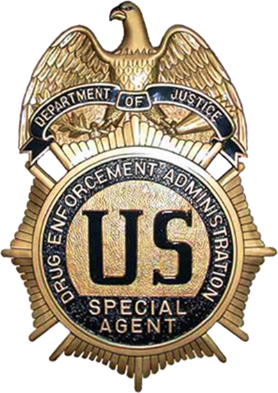 DEA Badge AttornyWeekly.com Copywrite