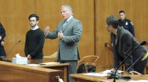 Eliyahu Schudrich of Teaneck, defendant; defense attorney Anthony Iacullo, Assistant Bergen County Prosecutor Kim Capers, Special Victims Unit