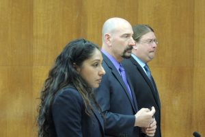 Prosecutor Deepa Jacobs, Special Victims Unit; defense attorney John Latoracca, defendant Kevin Van Mater