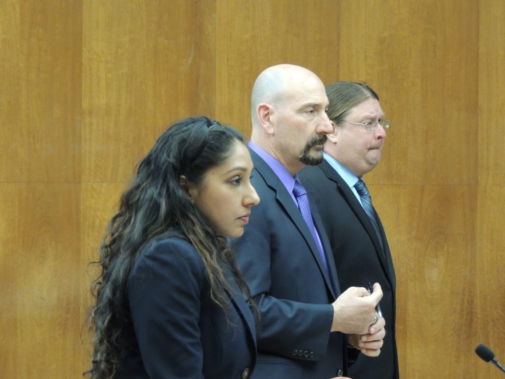 Prosecutor Deepa Jacobs, Special Victims Unit; defense attorney John Latoracca, defendant Kevin Van Mater