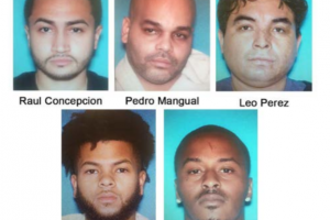 Operation Triple Play-Paterson-Raul Concepcion, Sharif Irving, Pedro Mangual, Leo Perez, and Persio Lora