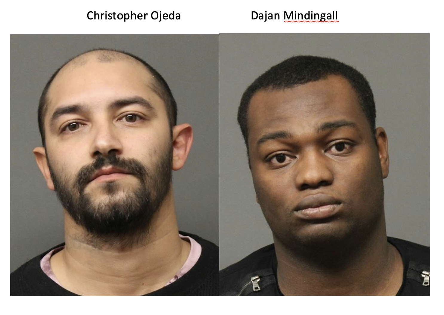 Christopher Ojeda and Dlan Mindingall Robbery-Photo BCPO