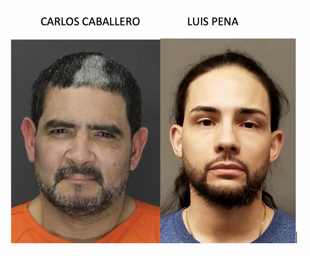 Carlos Caballero and Luis Pena-Weapons, Money Laundering-Drugs-Photo BCPO