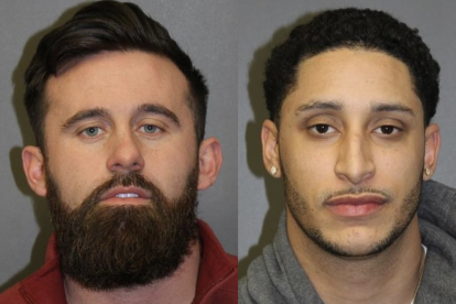 Stephen K. Frazier and Jordan Pope-Didier were charged with theft and drugs-Photo Cliffside Park PD