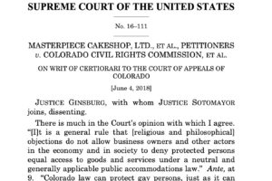 Masterpiece Cake Shop-Supreme Court -AttorneyWeekly